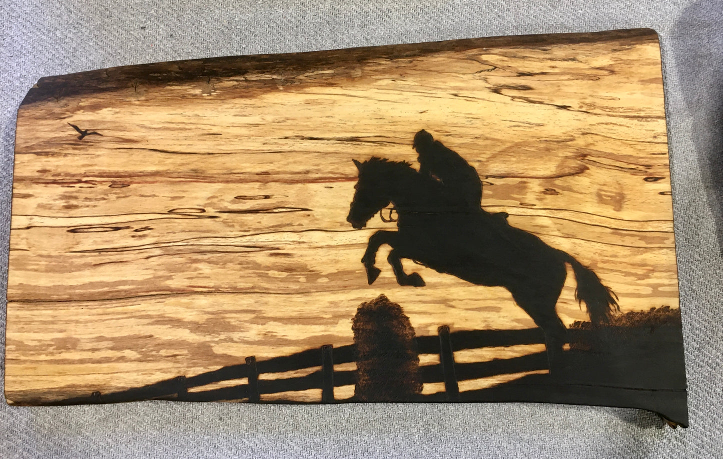 Horse and rider wall decor