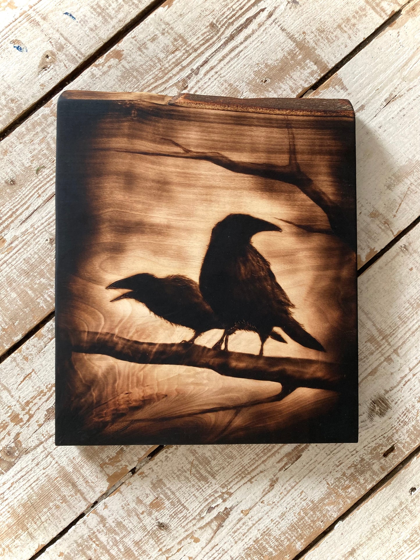 2 Ravens wall decor