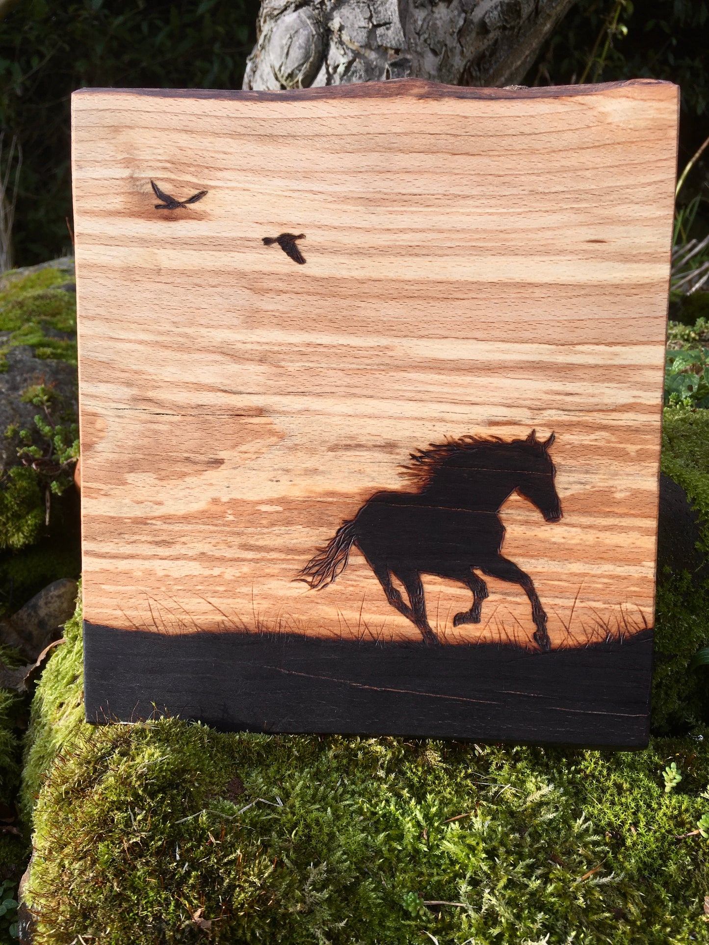 Running horse wall decor