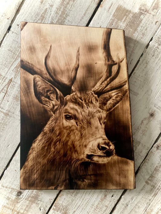 Dark Stag wall decor